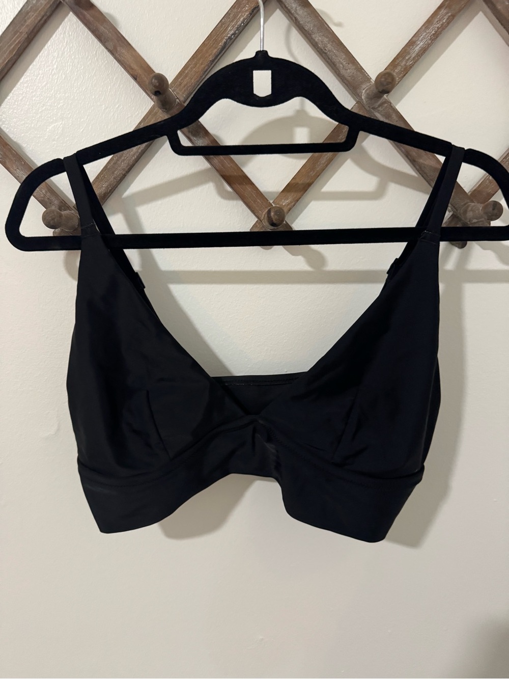 Aerie Black Bralette Style Bathing Suit Top
